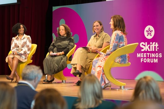 Association leaders from National Kidney Foundation, National Alliance of Museums & International Council of Shopping Centers at Skift Meetings Forum 2025