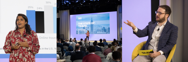 Skift Research onstage at Skift Global Forum